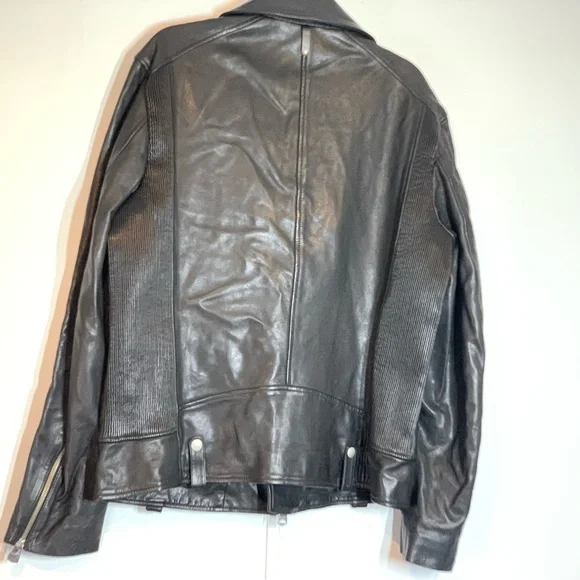 Mackage Finn Leather Moto Men’s Jacket - Picture 7 of 16